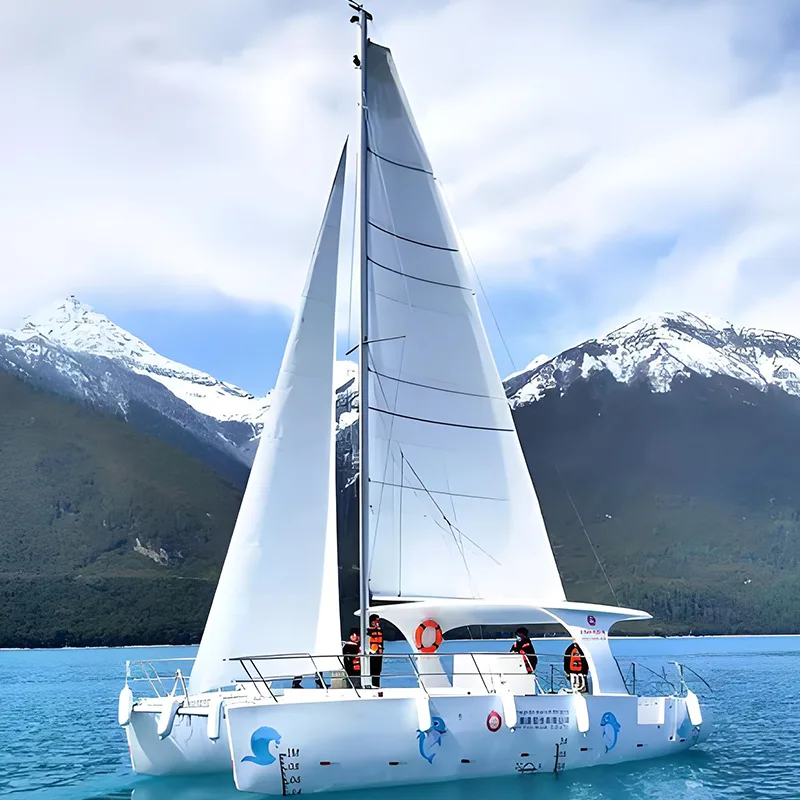 10m catamaran cruises sailboat